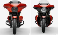 Street Glide vs Ultra Wind Deflector Wings.JPG